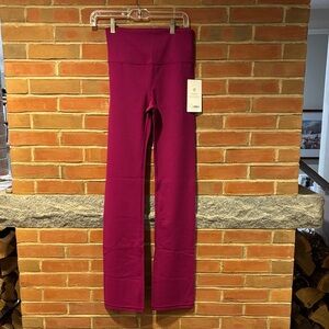 Athleta Elation Straight Leg Pants in Plum